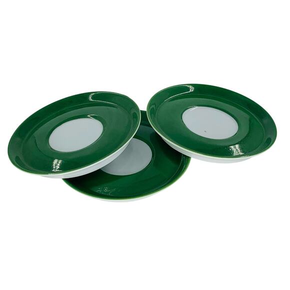 Demitasse Saucers Only Rubicon Designs Lot of 3 Green White Made In Japan - Picture 7 of 10